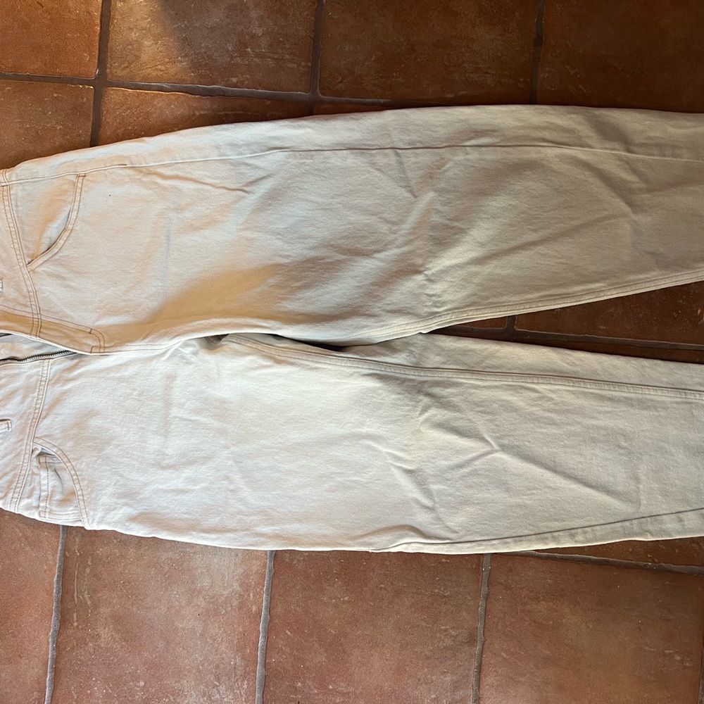 Frank & Oak Cream Women Jeans